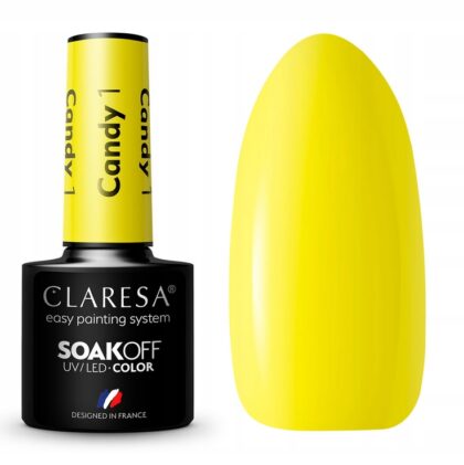 CLARESA LAKIER HYBRYDOWY UV/LED CANDY 1 - 5g
