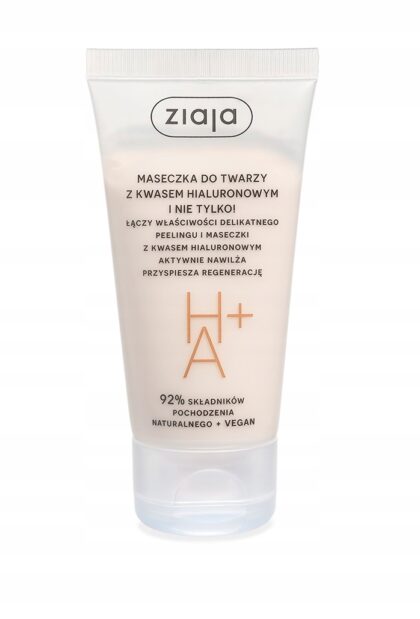 ZIAJA MASECZKA DO TWARZY Z KWASEM HIALURONOWYM HA+ TUBA 55ML