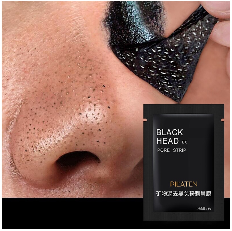 10x Pilaten Black Mask Czarna Maseczka Do Twarzy Z Aktywnym Węglem 6g - obrazek 3