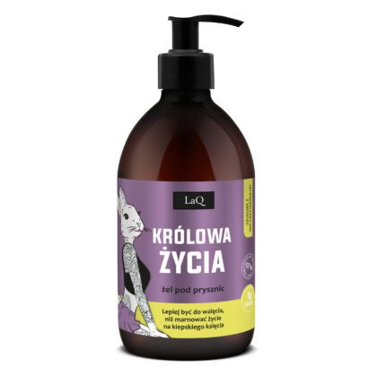 LAQ Żel pod prysznic damski naturalny NIEZAPOMINAJKA KRÓLOWA ŻYCIA 500ml