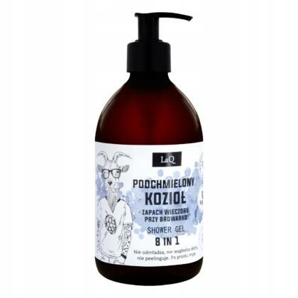 LAQ PODCHMIELONY KOZIOŁ MĘSKI ŻEL POD PRYSZNIC 8W1 500ML