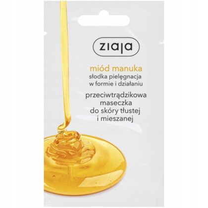 ZIAJA Maseczka Miód Manuka przeciwtrądzikowa 7ml