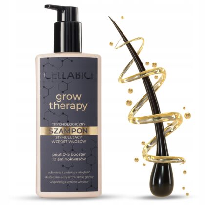 Cellabic MEN Tricho Grow Therapy Trychologiczny Szampon wzrost włosów 300ml