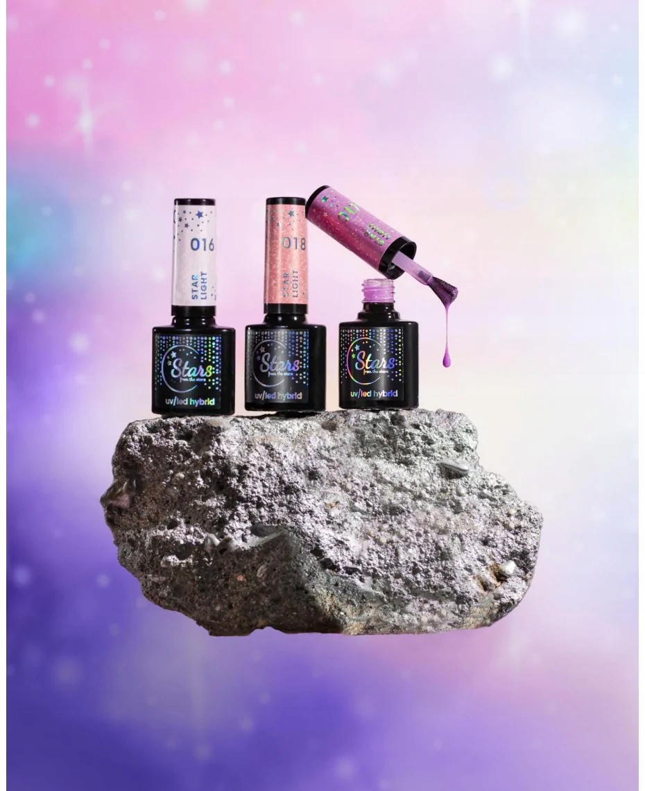 Stars from the stars LAKIERY HYBRYDOWY DO PAZNOKCI RED PLANET #033 - obrazek 5