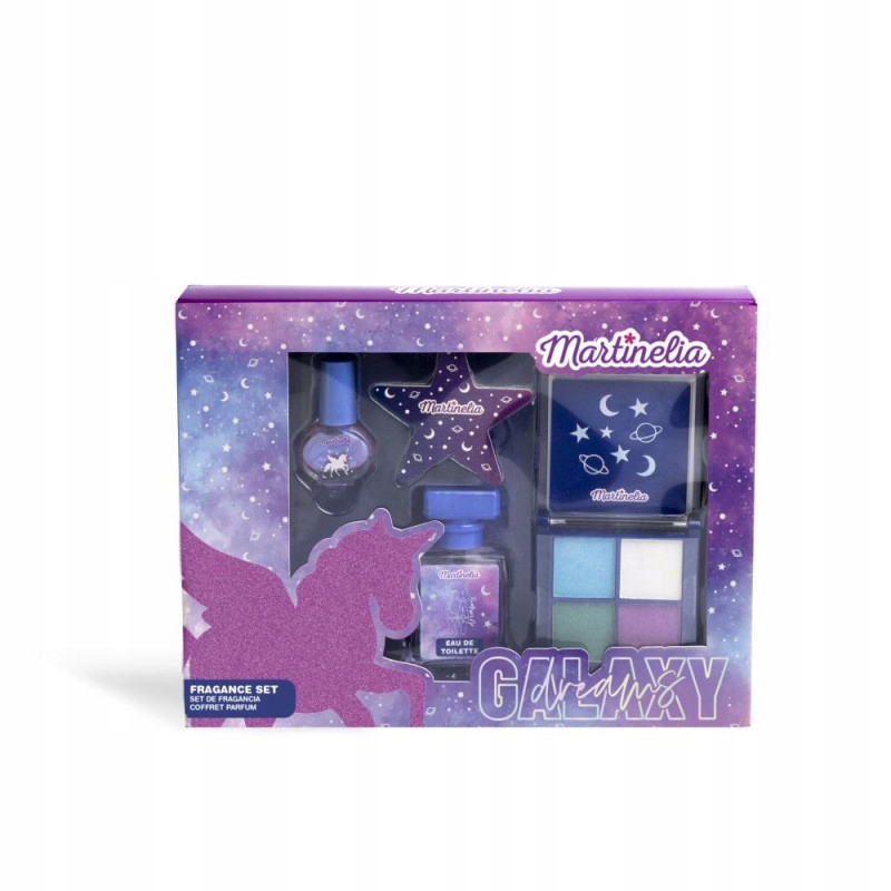 MARTINELIA GALAXY DREAMS zestaw dla dzieci perfumy i kosmetyki do makijażu