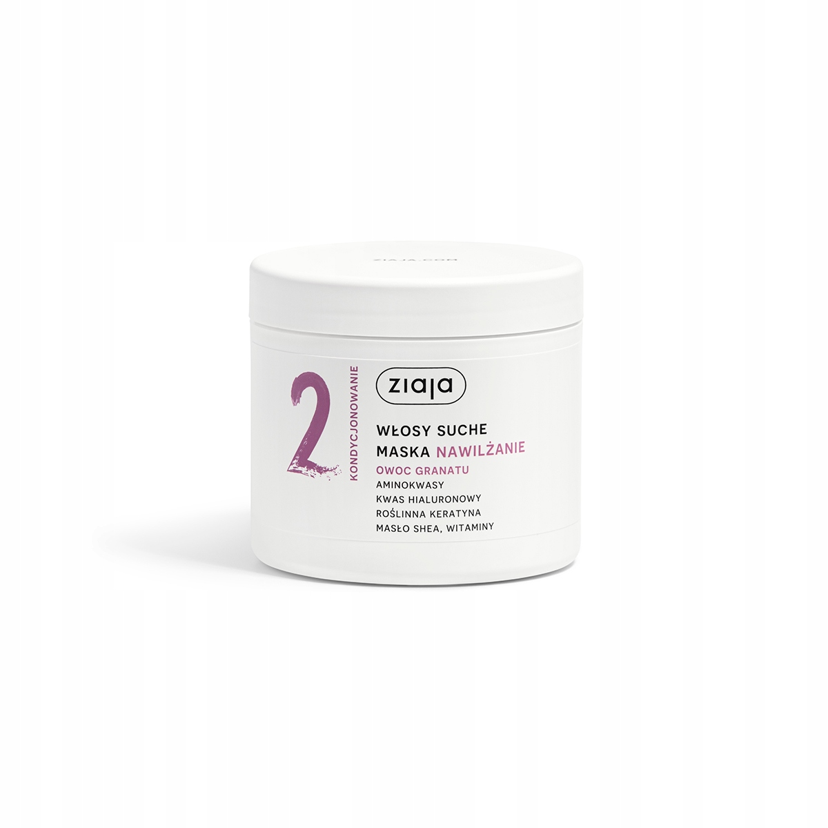 ZIAJA Owoc Granatu Maska Nawilżanie Włosy Suche 350ml - obrazek 2