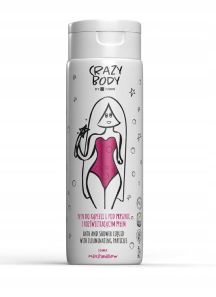 CRAZY BODY Płyn do kąpieli i pod prysznic MARSHMALLOW 250ml