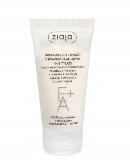 ZIAJA MASECZKA DO TWARZY Z KWASEM ELAGOWYM EA+ TUBA 55ML