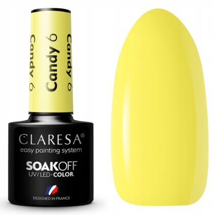 CLARESA LAKIER HYBRYDOWY UV/LED CANDY 6 - 5g