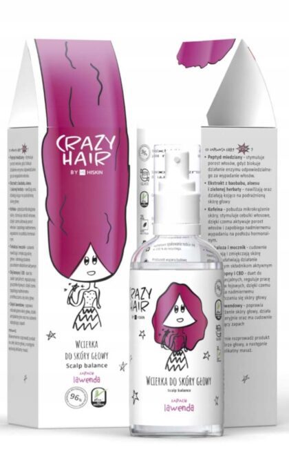 Hiskin Crazy Hair Wcierka do skóry głowy 100 ml
