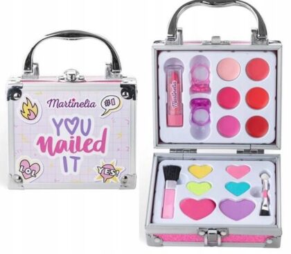 MARTINELIA ZESTAW KOSMETYKI DO MAKIJAŻU DLA DZIECI W WALIZCE MINI