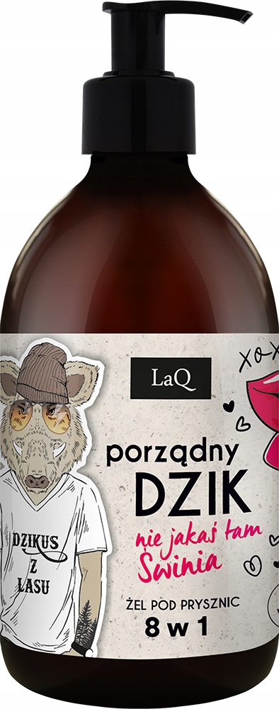 LAQ PORZĄDNY DZIK MĘSKI ŻEL POD PRYSZNIC 500ML