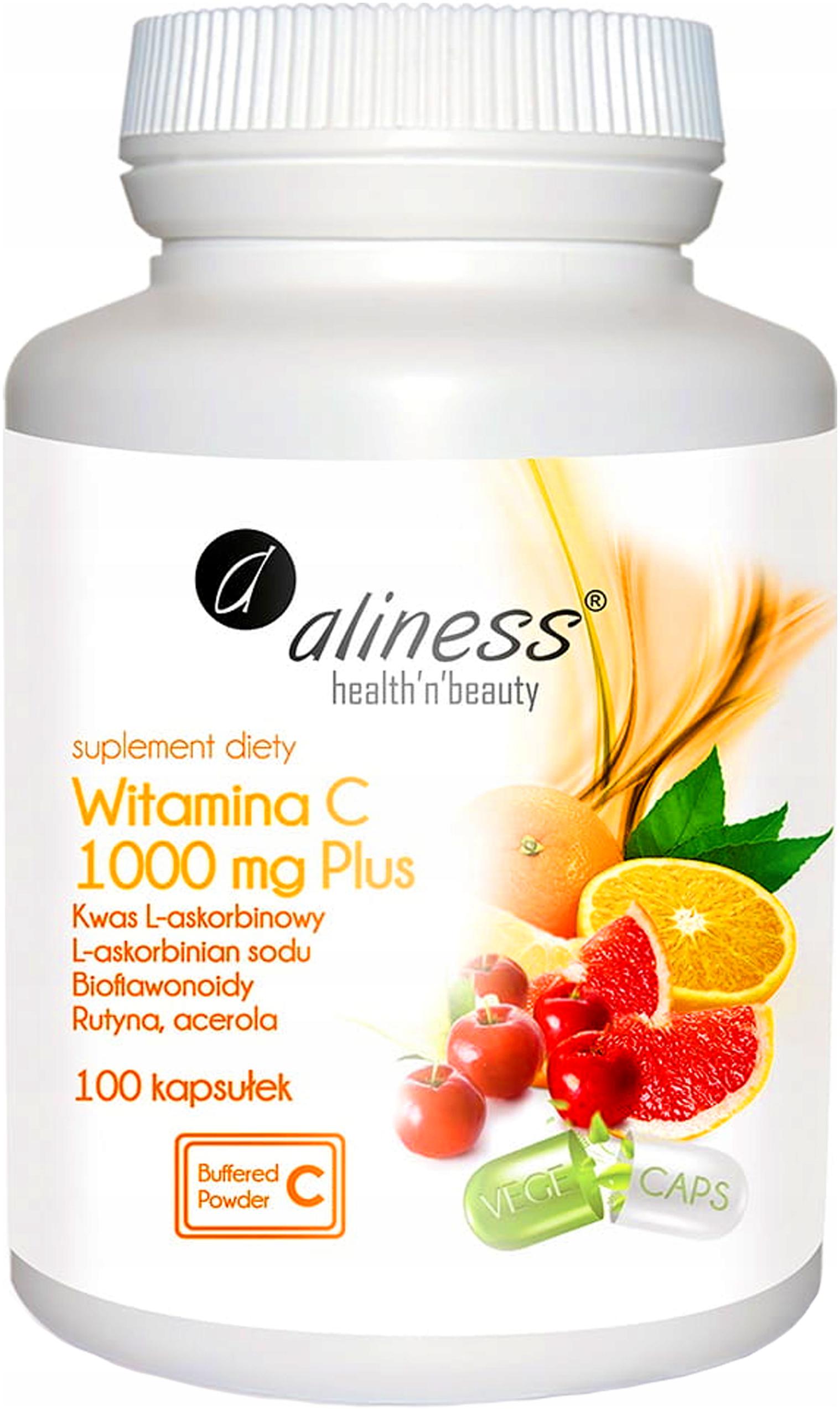 Aliness Witamina C 1000 mg Plus 100 kapsułek - obrazek 5