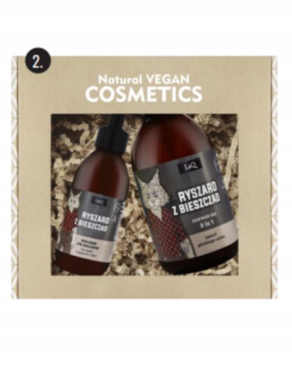 LAQ ZESTAW KOSMETYKÓW RYSZARD ŻEL 500ml + BALSAM P/GOLENIU 150ml CZARNY