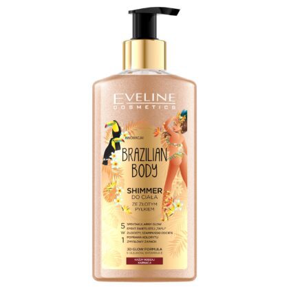 EVELINE BRAZILIAN BODY SHIMMER DO CIAŁA ZŁOTY150ml