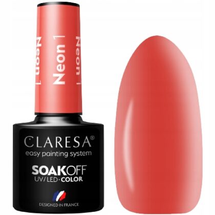 CLARESA LAKIER HYBRYDOWY UV/LED NEON 1 - 5g