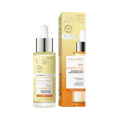 EVELINE SERUM SHOT 15% WITAMINY C+Cg rozświetlenie