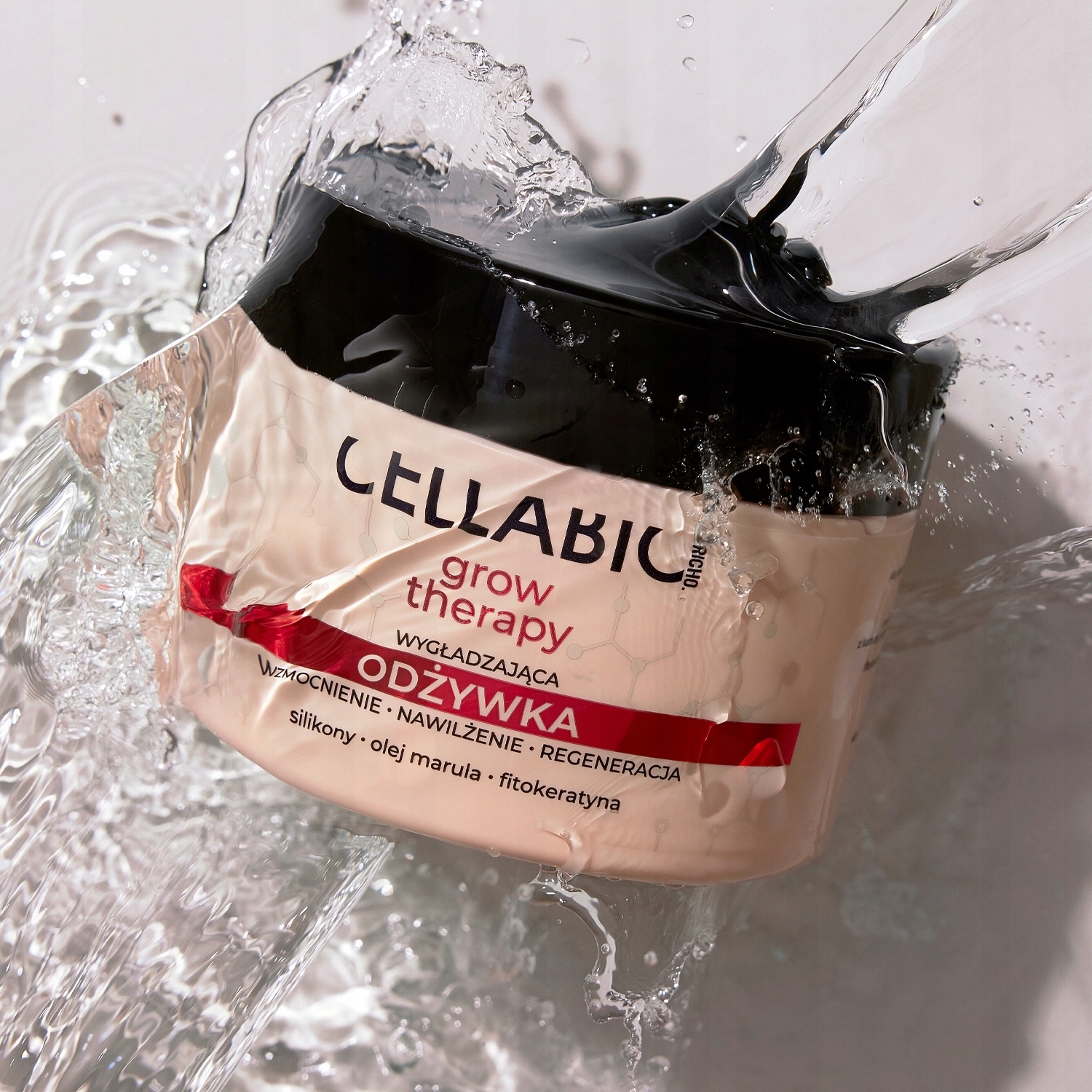 CELLABIC Tricho Grow Therapy Odżywka wygładzająca wzmacniająca włosy 300ml - obrazek 3