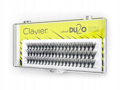 CLAVIER Kępki Rzęs D2UO Double Volume 12mm