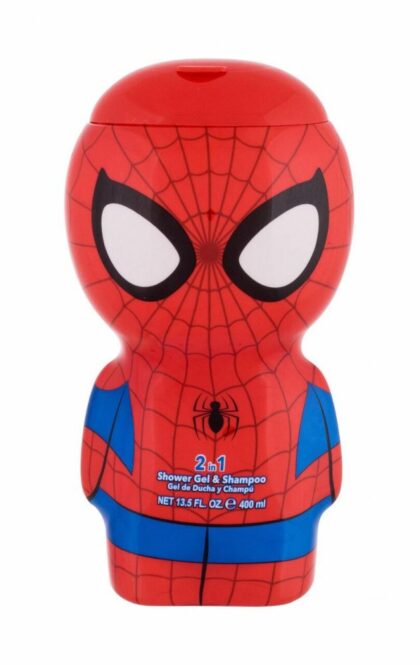 AirVal Spiderman 2in1 Żel do mycia i szampon 2D 400ml