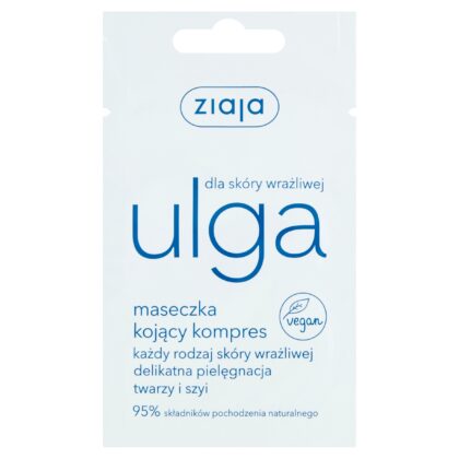 ZIAJA Maseczka kojący kompres - ulga dla skóry wrażliwej 7ml