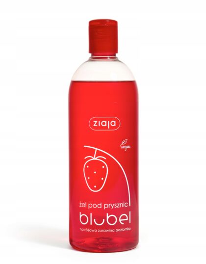 Ziaja Blubel żel prysznic Żurawina Poziomka 500ml