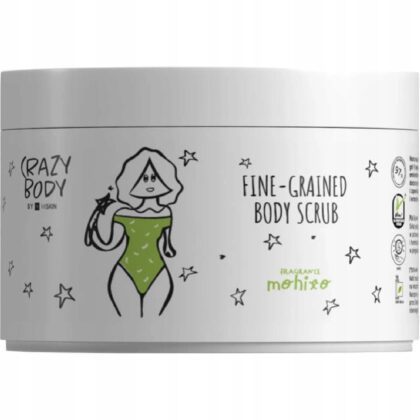 CRAZY BODY Drobnoziarnisty Peeling do ciała MOHITO 300ml