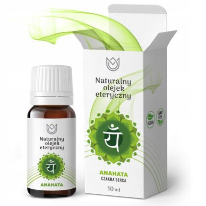 NATURALNE AROMATY 100% OLEJEK ETERYCZNY CZAKRA SERCA ANAHATA 10ML
