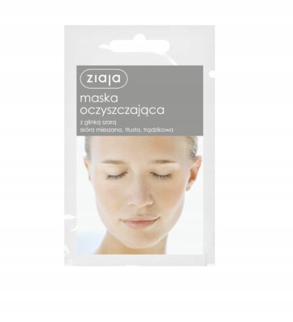 ZIAJA Maseczka Oczyszczająca z Glinką Szarą 7ml