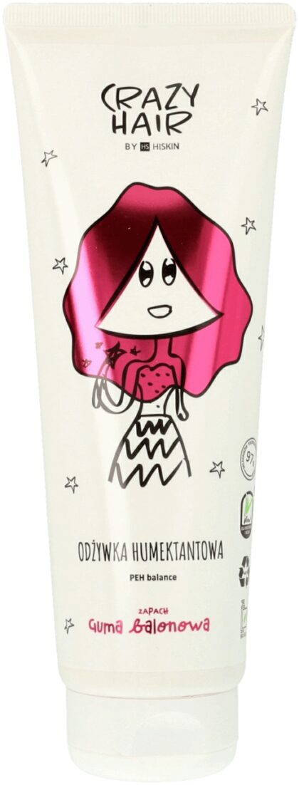 HISKIN CRAZY HAIR Odżywka do włosów Humektantowa Guma Balonowa 250ml