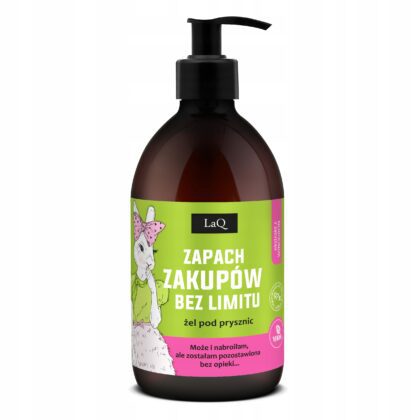 LAQ Żel pod prysznic damski KIWI WINOGRONA ZAPACH ZAKUPÓW BEZ LIMITU 500ml