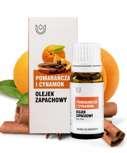 Naturalne aromaty Olejek zapachowy Pomarańcza i Cynamon 10ml