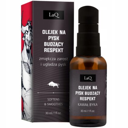 LaQ Kawał Byka Olejek Do Brody Po Goleniu Dla Mężczyzn Czarny Mat 30ml