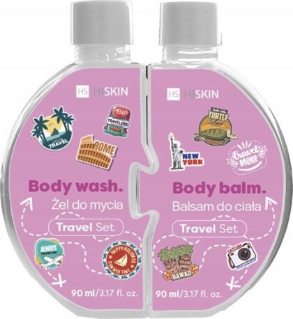 HISKIN Puzzle Body Żel do mycia 90ml + Balsam do ciała 90ml