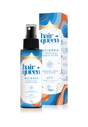 HAIR QUEEN Wcierka stymulująca wzrost włosa 100ml