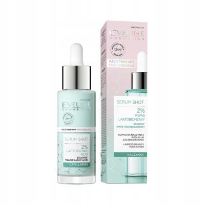 Eveline Shot serum wzmacniające na zaczerwienienia KWAS LACTOBIONOWY 2%