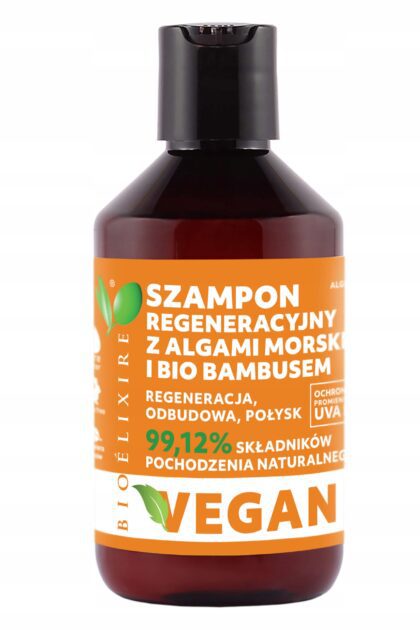 BIOELIXIRE SZAMPON REGENERACYJNY Z ALGAMI I BIO BAMBUSEM 300ML