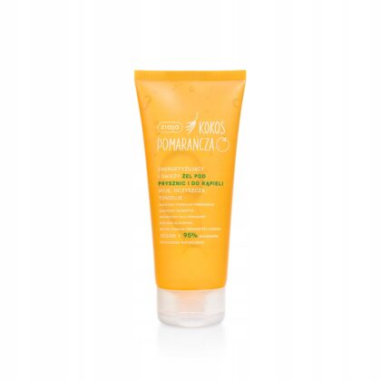 ZIAJA KOKOS POMARAŃCZA Energetyzujący Żel pod prysznic i do kąpieli 200ml