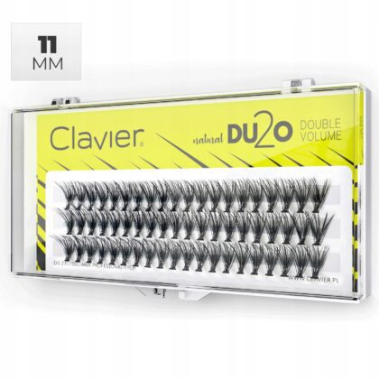 CLAVIER Kępki Rzęs D2UO Double Volume 11mm