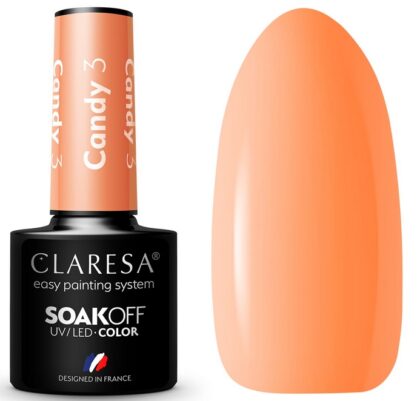 CLARESA LAKIER HYBRYDOWY UV/LED CANDY 3 - 5g
