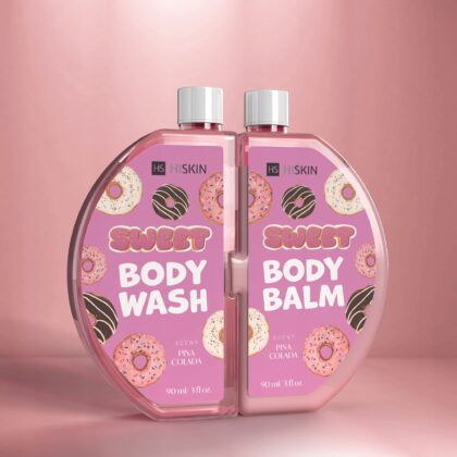 HISKIN Puzzle Body Pina Colada Żel do mycia 90ml+ Balsam do ciała 90ml