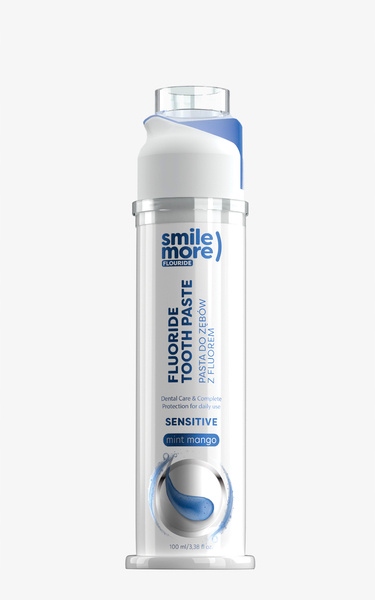 HISKIN Smile More Sensitive pasta do zębów delikatna Mango i Mięta 100ml