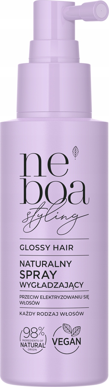 NEBOA Glossy Hair Spray przeciw elektryzowaniu się włosów 100ml