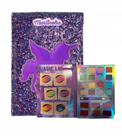 MARTINELIA GALAXY DREAMS paleta cieni do makijażu dla dzieci Pamiętnik