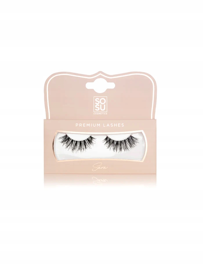 SOSU PREMUM Sztuczne Rzęsy Naturalne Włosie SARA
