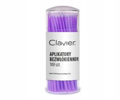 Clavier Aplikatory Bezwłókienkowe Do Rzęs 1mm 100 sztuk