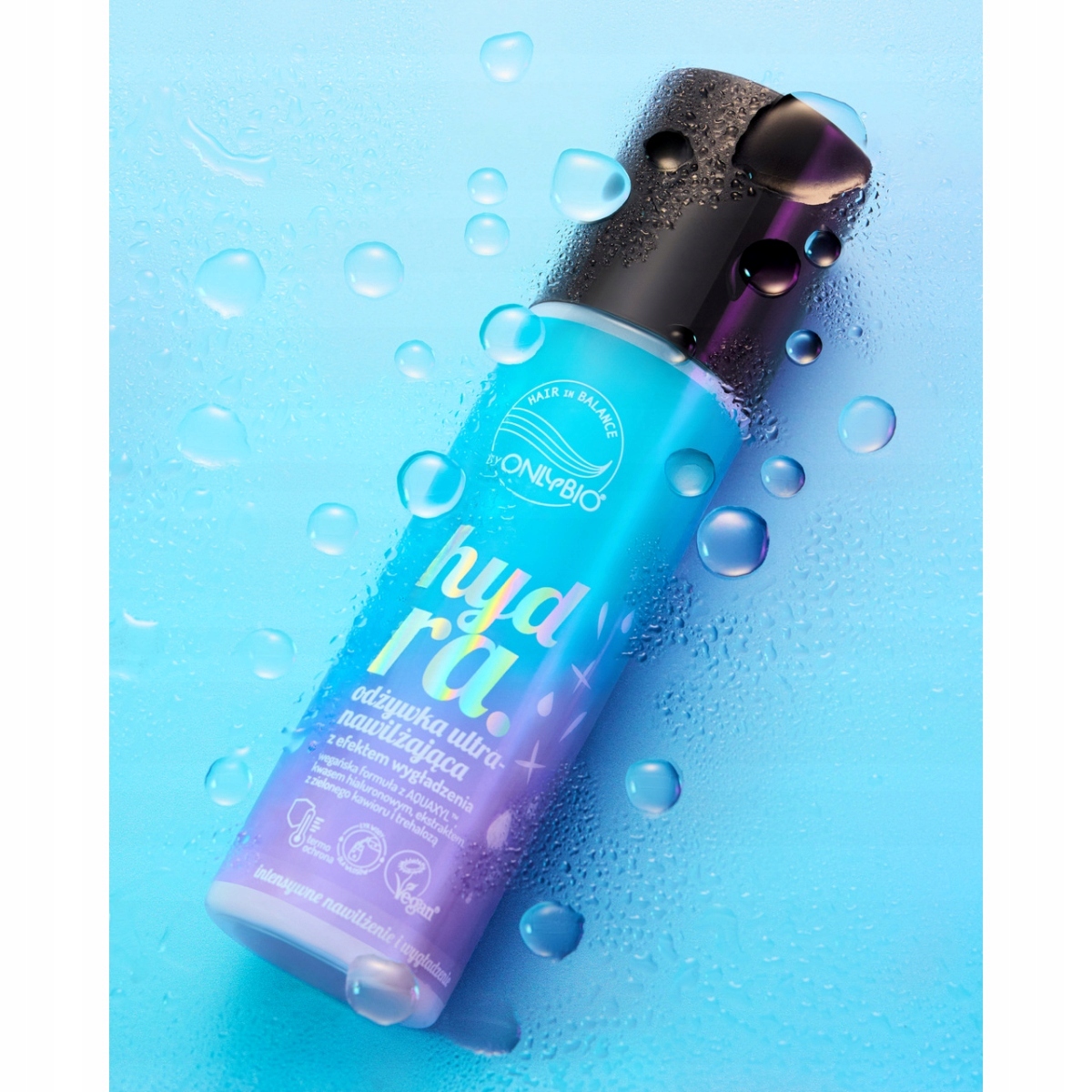 ONLYBIO HYDRA Odżywka Ultranawilżająca z efektem wygładzenia 200ml - obrazek 5