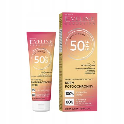 EVELINE Krem ochronny UV do twarzy SPF 50 przeciwzmarszczkowy 30 ml