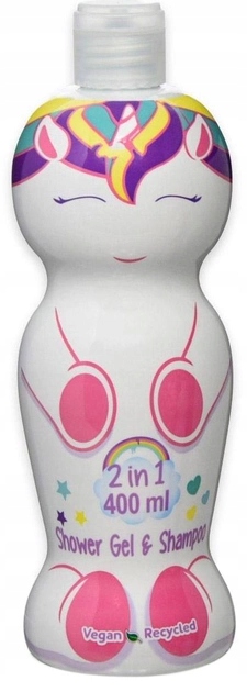 AIRVAL UNICORN JEDNOROŻEC ŻEL POD PRYSZNIC I SZAMPON DLA DZIECI 400ML
