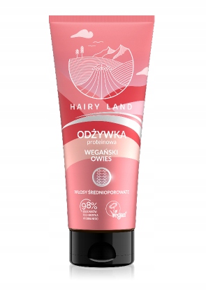 HAIRY LAND ODŻYWKA PROTEINOWA WŁOSY ŚREDNIOPOROWATE WEGAŃSKI OWIES 200ML